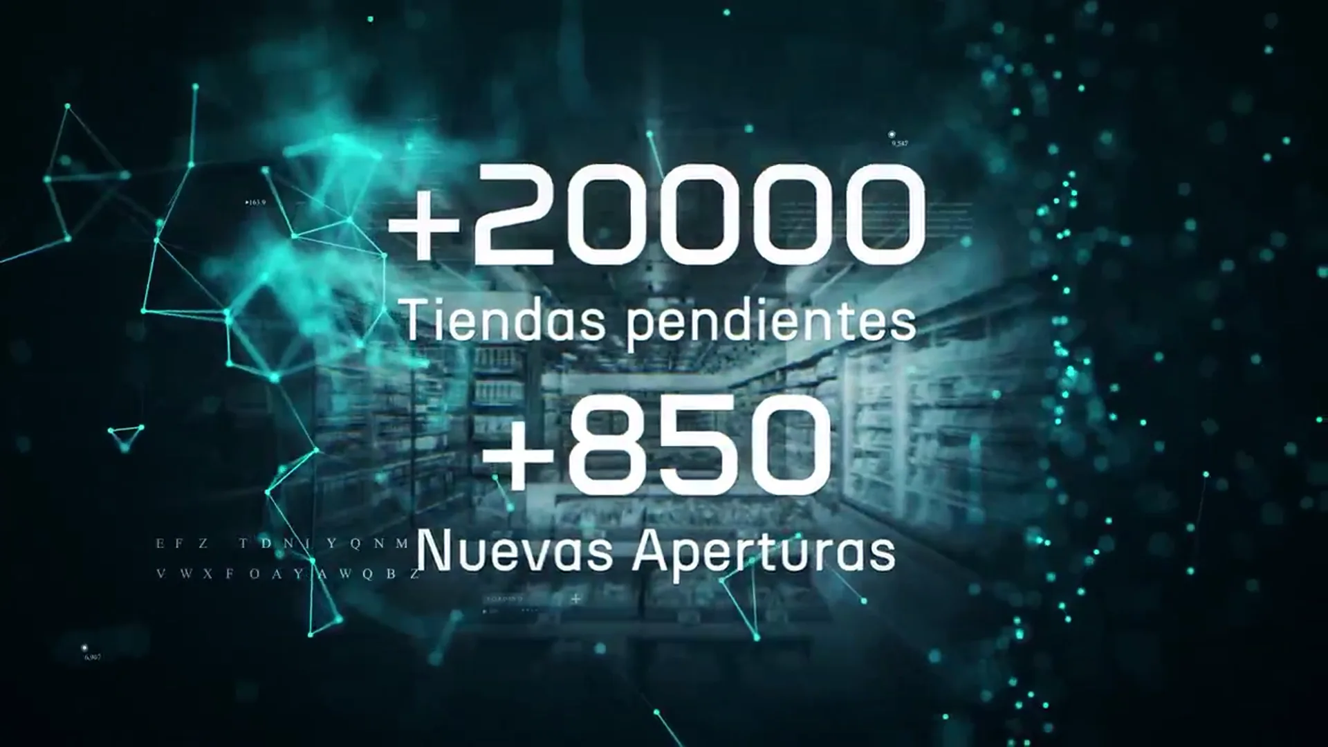 Pantalla del congreso: veinte mil tiendas pendientes y ochocientas cincuenta nuevas aperturas