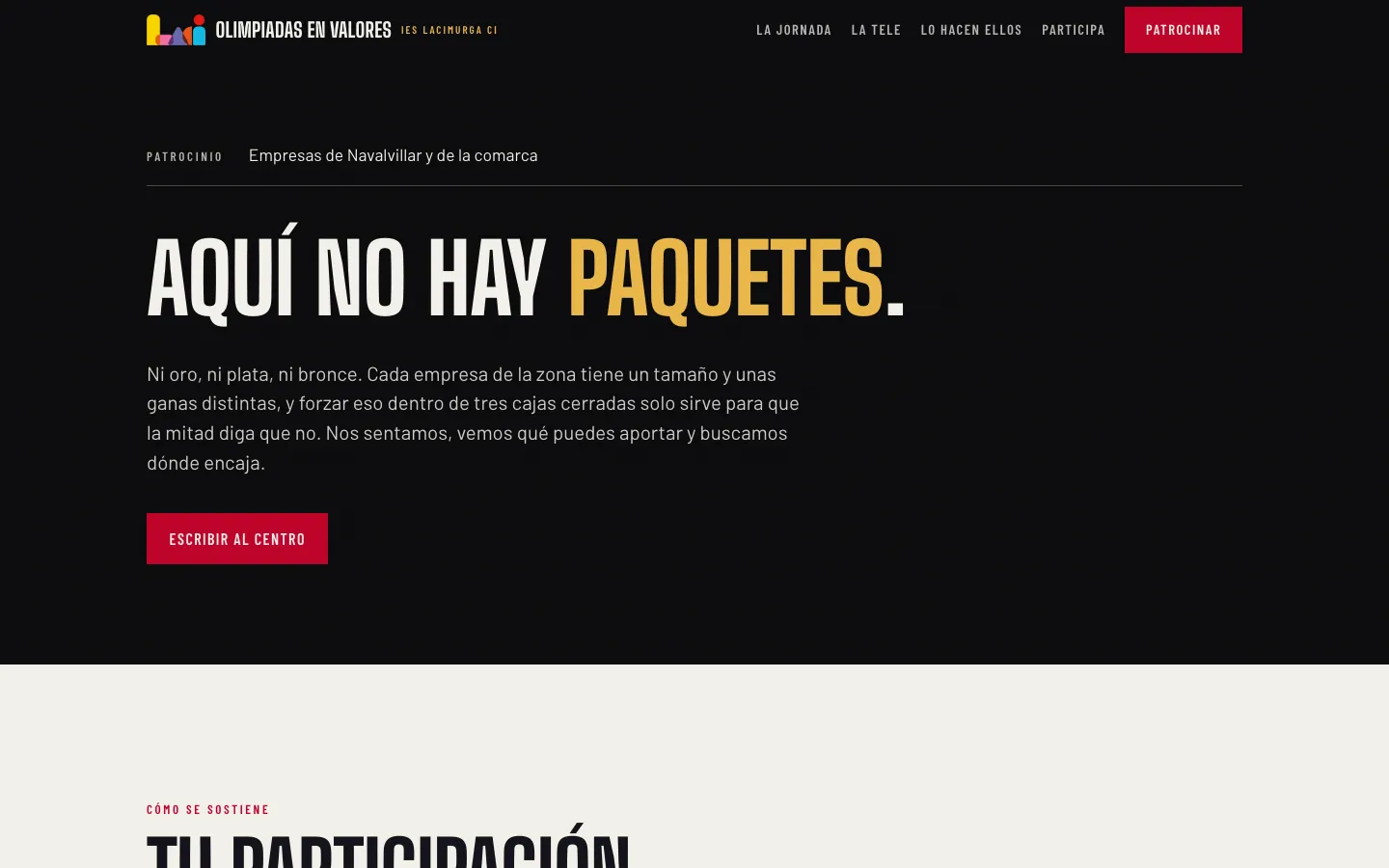 Cómo patrocinar