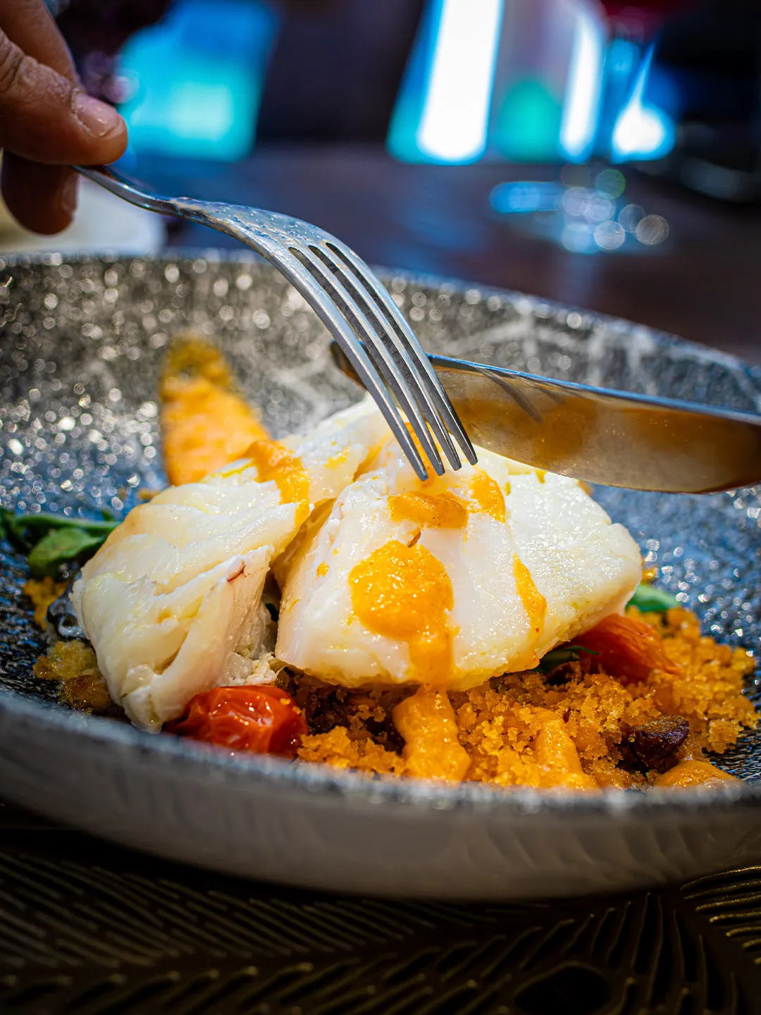 Plato de bacalao de Origen